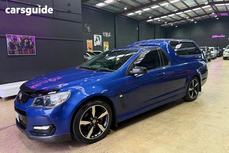 Blue 2016 Holden UTE Utility Sv6 Black Edition