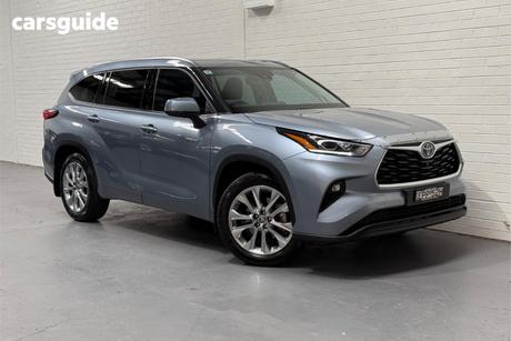 Blue 2021 Toyota Kluger Wagon Grande Hybrid Awd