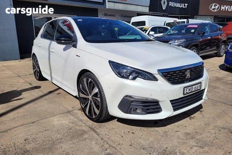 White 2019 Peugeot 308 Hatchback Gt Line Limited Edition