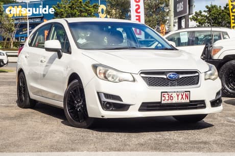 White 2016 Subaru Impreza Hatchback 2.0I-L (Awd) Special Edition