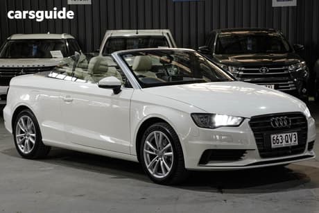 White 2014 Audi A3 Convertible 1.4 TFSI ATTRACTION COD 8V MY15