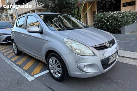 Silver 2011 Hyundai I20 Hatchback Active