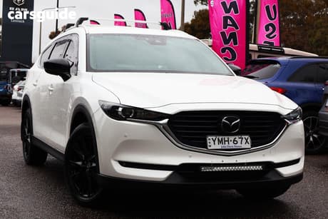 White 2022 Mazda CX-8 Wagon Touring Sp (Fwd)