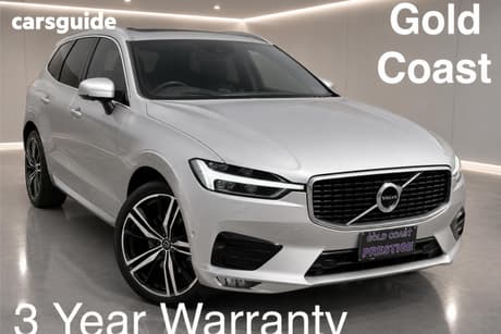 Silver 2018 Volvo XC60 Wagon T6 R-Design