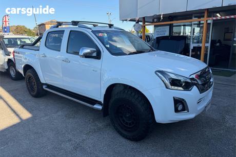 White 2018 Isuzu D-MAX Crew Cab Utility Ls-Terrain Hi-Ride (4X4)