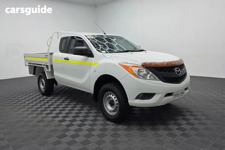 White 2012 Mazda BT-50 Freestyle Cab Chassis Xt (4X2)