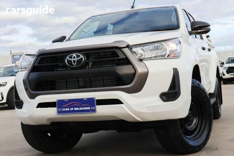 White 2021 Toyota Hilux Double Cab Pick Up Sr Hi-Rider