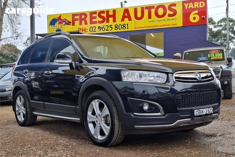 Black 2014 Holden Captiva Wagon 7 Ltz (4X4)