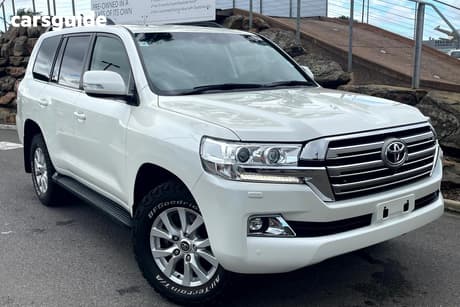 White 2019 Toyota Landcruiser Wagon Lc200 Vx (4X4)