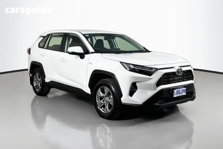 White 2025 Toyota RAV4 Wagon Gx (2Wd) Hybrid