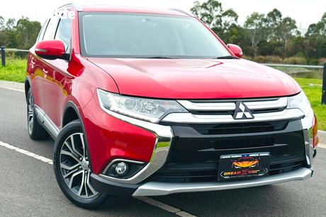 Burgundy 2016 Mitsubishi Outlander Wagon Ls (4X2)