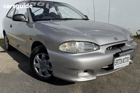 Silver 1998 Hyundai Excel Hatch GX