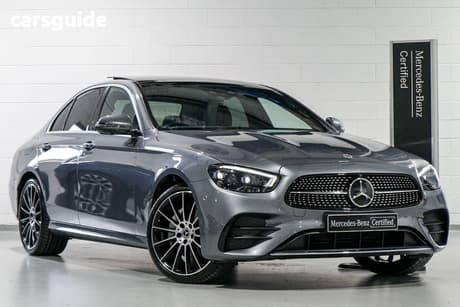 Grey 2021 Mercedes-Benz E300 Sedan E (Hybrid)