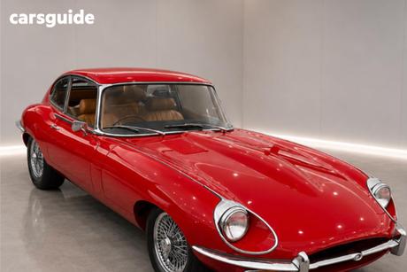 Red 1969 Jaguar E Type Coupe 2+2 R