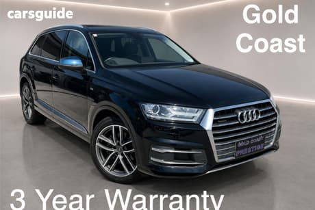 Blue 2017 Audi Q7 Wagon 3.0 Tdi Quattro (160Kw)