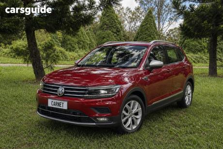 Red 2018 Volkswagen Tiguan Wagon Allspace 132 Tsi Comfortline