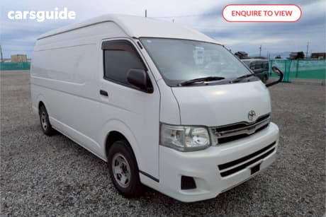 White 2012 Toyota HiAce Commercial SLWB DX