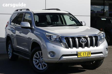 Silver 2017 Toyota Landcruiser Prado Wagon Vx (4X4)
