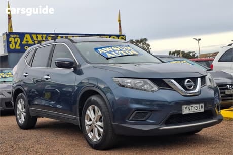 Blue 2017 Nissan X-Trail Wagon St (Fwd)