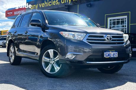 Grey 2012 Toyota Kluger Wagon Kx-S (4X4)