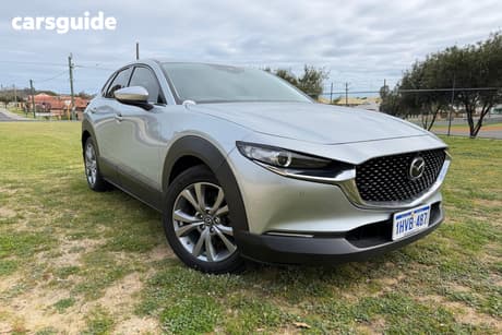 Silver 2023 Mazda CX-30 Wagon G25 Touring (Awd)