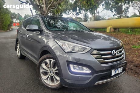 Black 2015 Hyundai Santa FE Wagon Active Crdi (4X4)