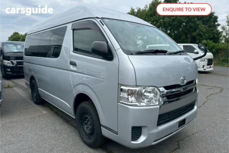 Silver 2015 Toyota HiAce Van Lwb