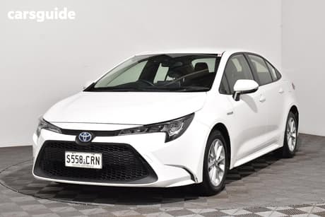 White 2022 Toyota Corolla Sedan Ascent Sport Hybrid