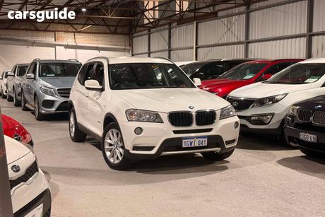 White 2013 BMW X3 SUV XDRIVE 20I F25 MY13
