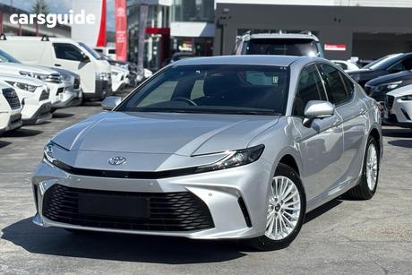 Silver 2025 Toyota Camry Sedan Ascent Hybrid