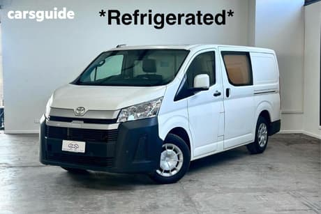 White 2019 Toyota HiAce Van Lwb