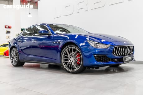 Blue 2021 Maserati Ghibli Sedan