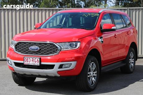 Red 2021 Ford Everest Wagon Trend (4Wd)