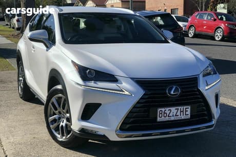 White 2019 Lexus NX300H Wagon Luxury Hybrid (Fwd)
