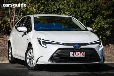 White 2025 Toyota Corolla Sedan Ascent Sport Hev