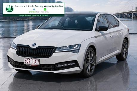 Grey 2022 Skoda Superb Wagon Sportline 206Tsi (4X4)