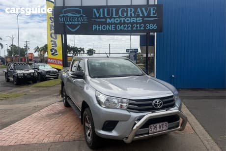 Silver 2015 Toyota Hilux Dual Cab Utility Sr (4X4)