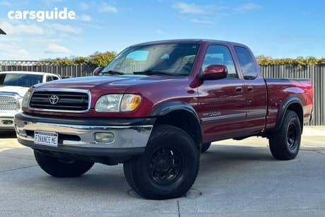 Red 2000 Toyota Tundra Ute Tray ACCESS CAB 4DR UTILITY 4SP AUTO 4.7I