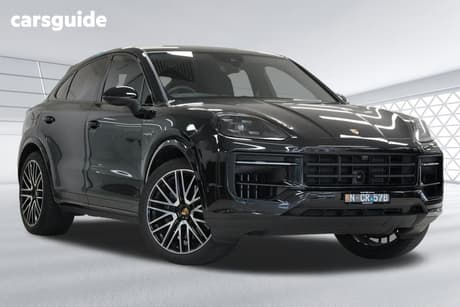 Black 2024 Porsche Cayenne Coupe E-Hybrid