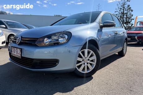 Blue 2012 Volkswagen Golf Hatchback 90 Tsi Trendline
