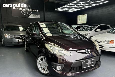 Red 2008 Mazda 2 Hatchback Genki