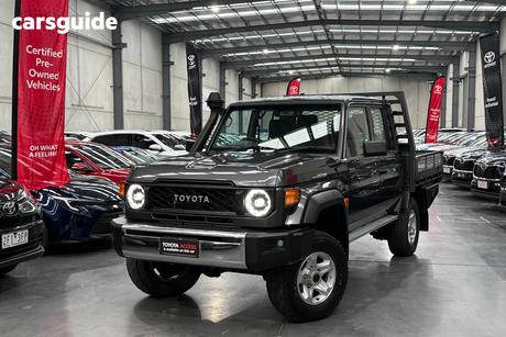 Grey 2024 Toyota Landcruiser Double Cab Chassis Lc79 Gxl