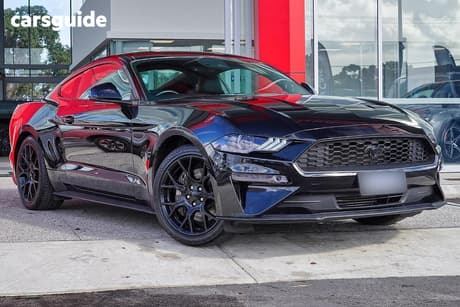 Black 2018 Ford Mustang Coupe Fastback 2.3 Gtdi