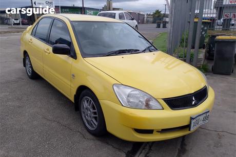Yellow 2007 Mitsubishi Lancer Wagon Es
