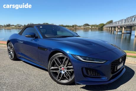 Blue 2022 Jaguar F-Type Convertible P450 R-Dynamic Rwd (331Kw)