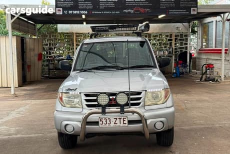 Silver 2002 Mitsubishi Pajero SUV IO ZR (4X4) QA
