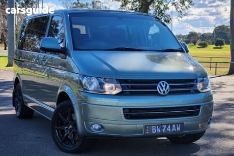 Green 2013 Volkswagen Multivan Wagon Highline Tdi400