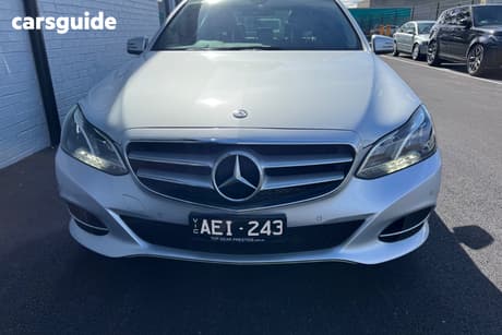 Silver 2015 Mercedes-Benz E200 Sedan
