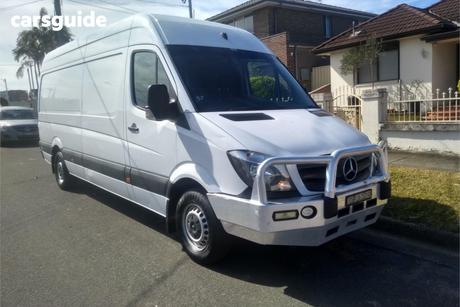 White 2017 Mercedes-Benz Sprinter Van 313Cdi Lwb Hi Roof