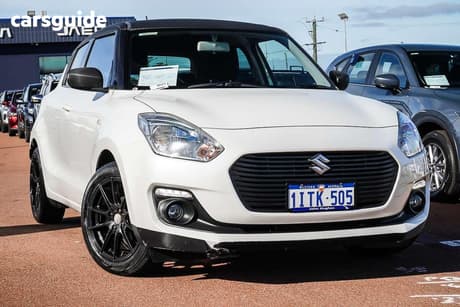 White 2018 Suzuki Swift Hatchback Gl Navigator